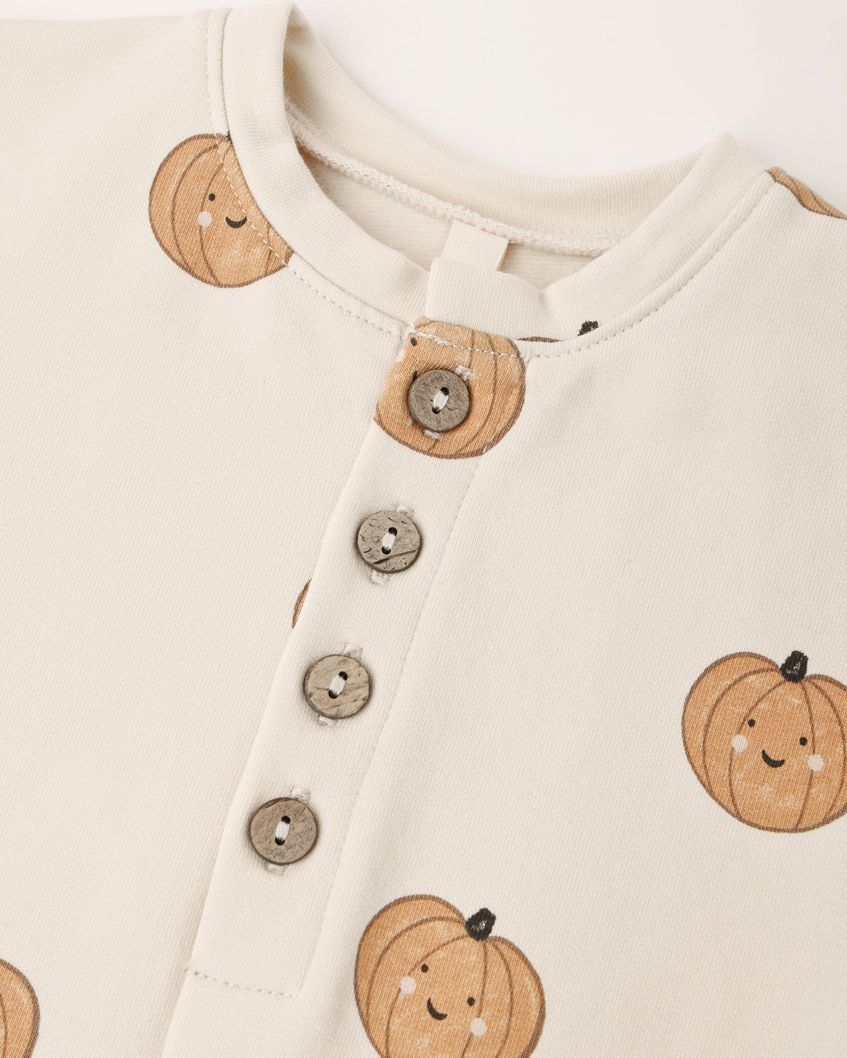 Relaxed Fleece Jumpsuit in Pumpkins - Doodlebug's Children's Boutique