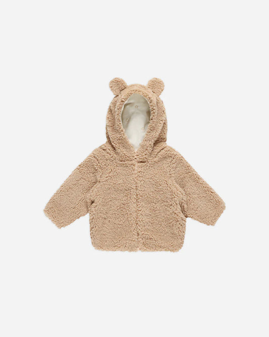 Bear Jacket in Beige  - Doodlebug's Children's Boutique