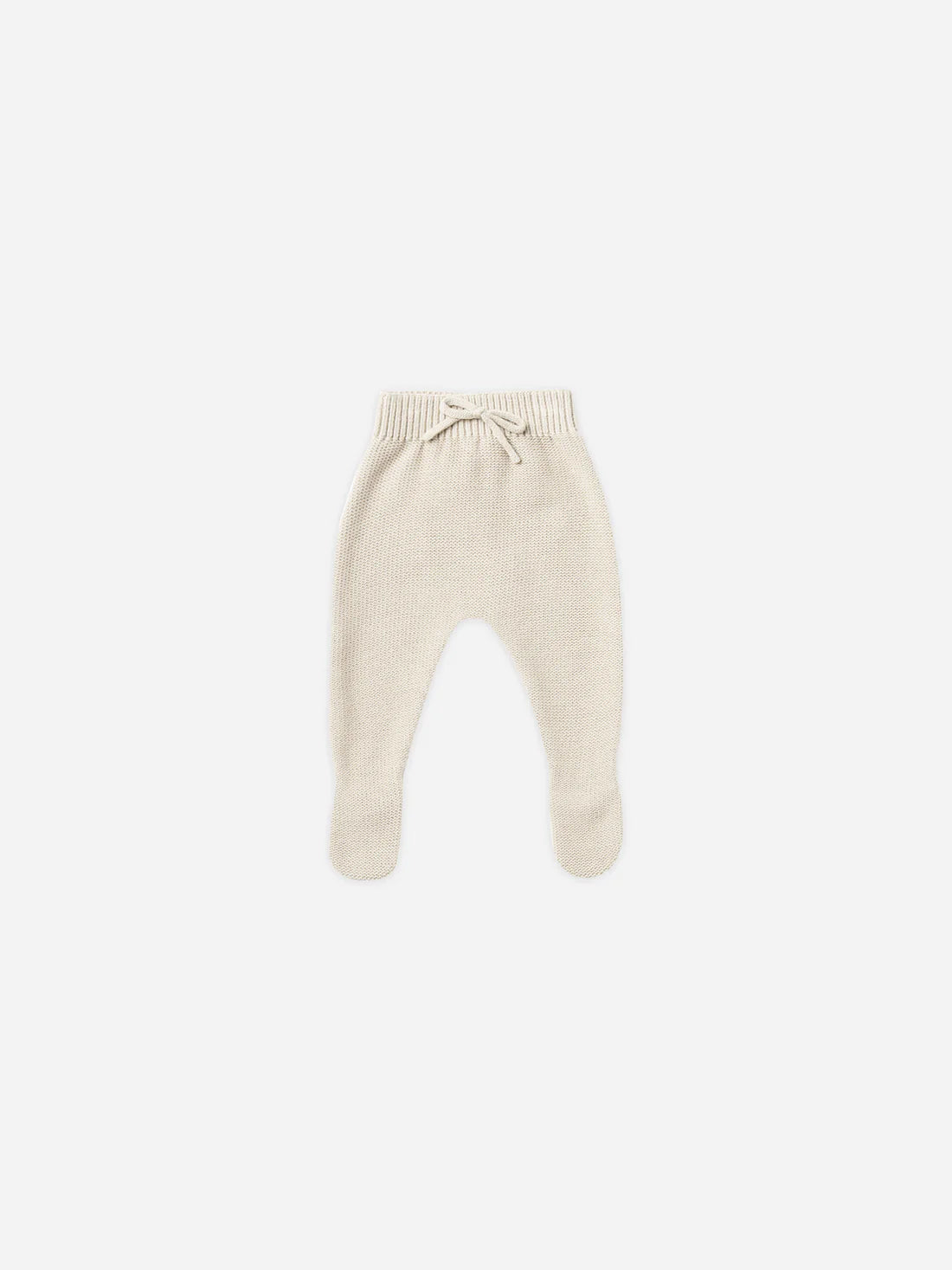 Footed Knit Pant in Natural  - Doodlebug's Children's Boutique