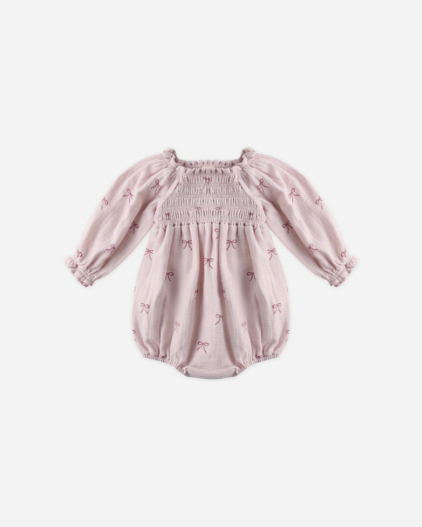 Eden Romper in Bows - Doodlebug's Children's Boutique