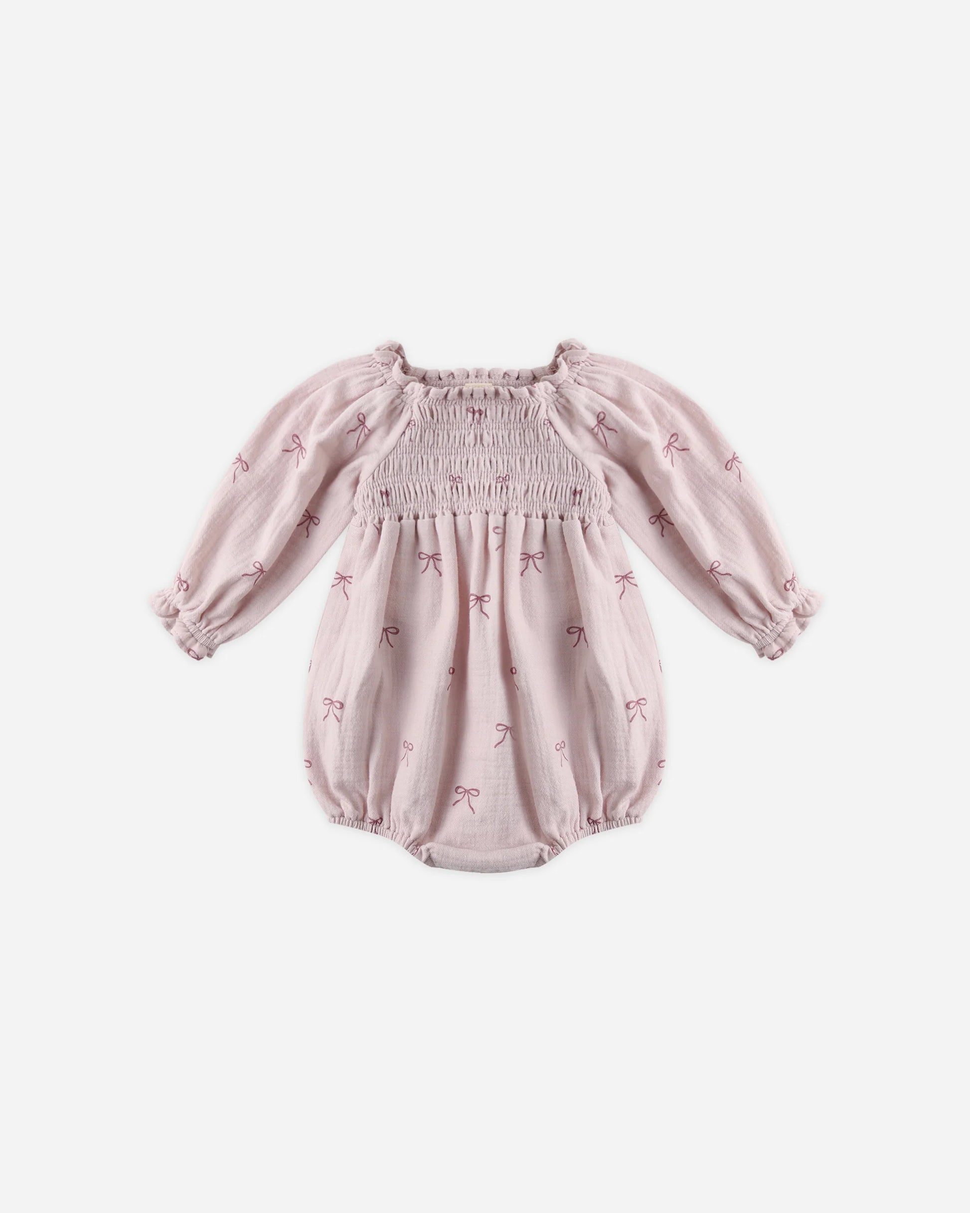 Eden Romper in Bows - Doodlebug's Children's Boutique