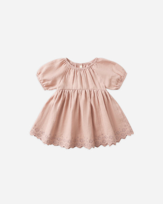 Bella Dress in Rose - Doodlebug's Children's Boutique