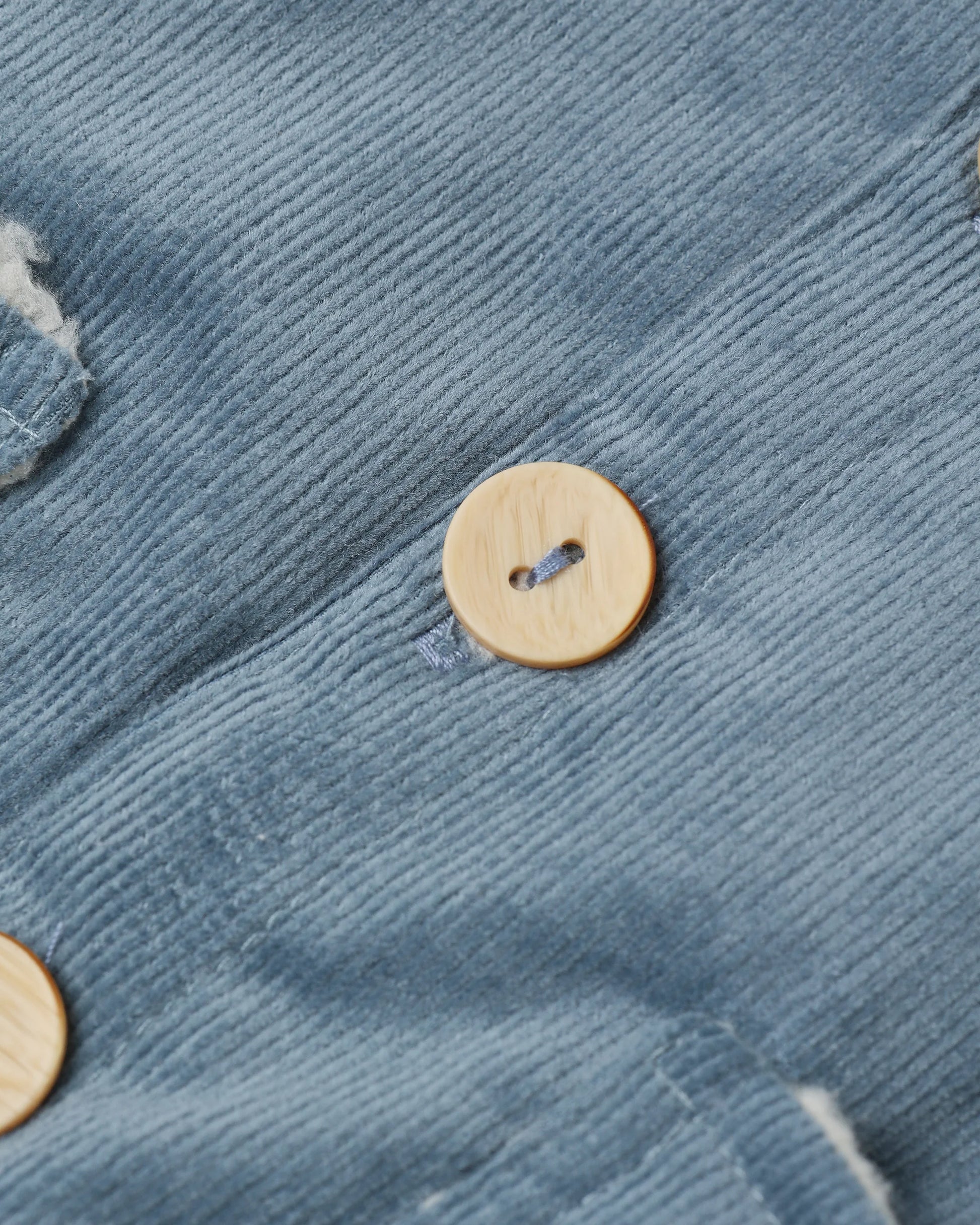 Corduroy Hooded Jacket in Ocean - Doodlebug's Children's Boutique