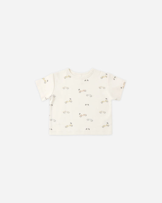 Boxy Tee in Race Car - Doodlebug's Children's Boutique
