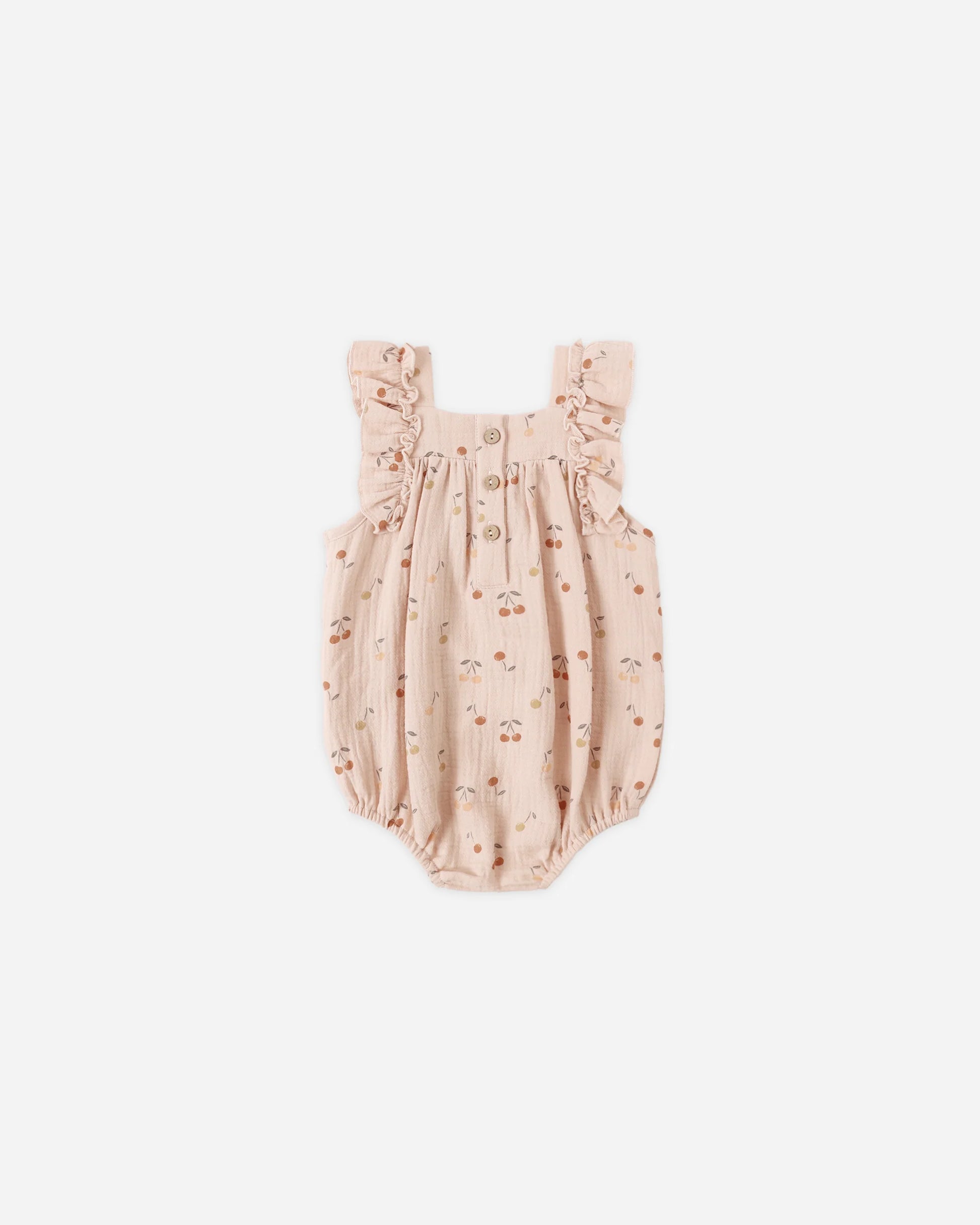 Maya Romper in Cherries - Doodlebug's Children's Boutique