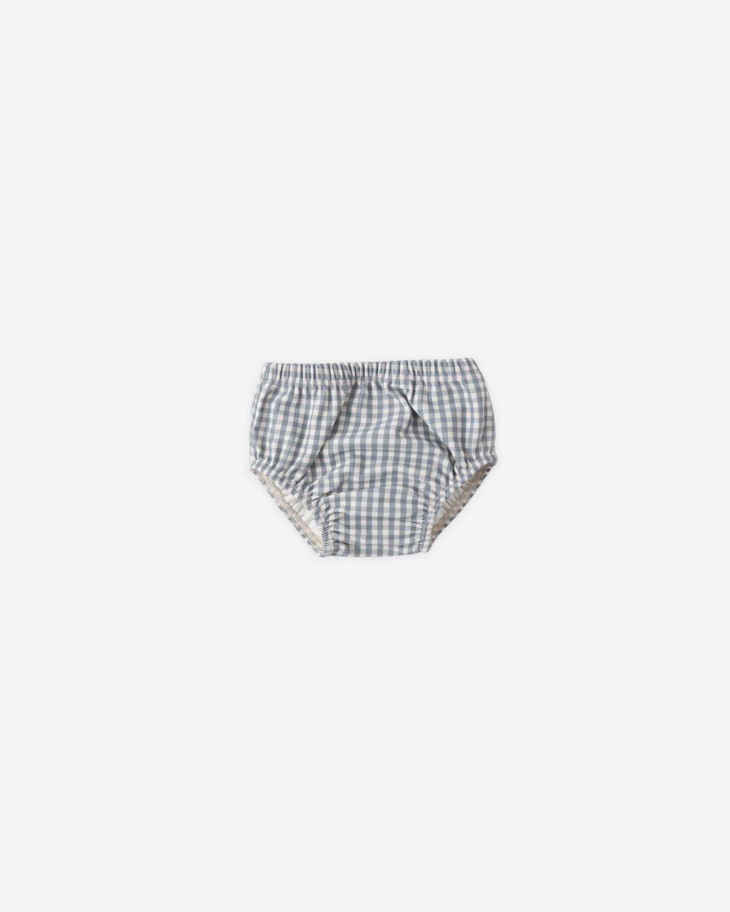 Swim Diaper in Ocean Gingham - Doodlebug's Children's Boutique