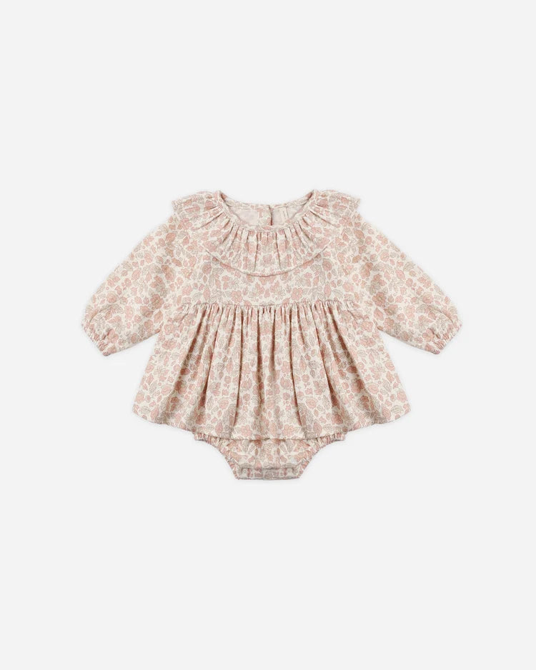 Thalia Romper in Pink Blossom