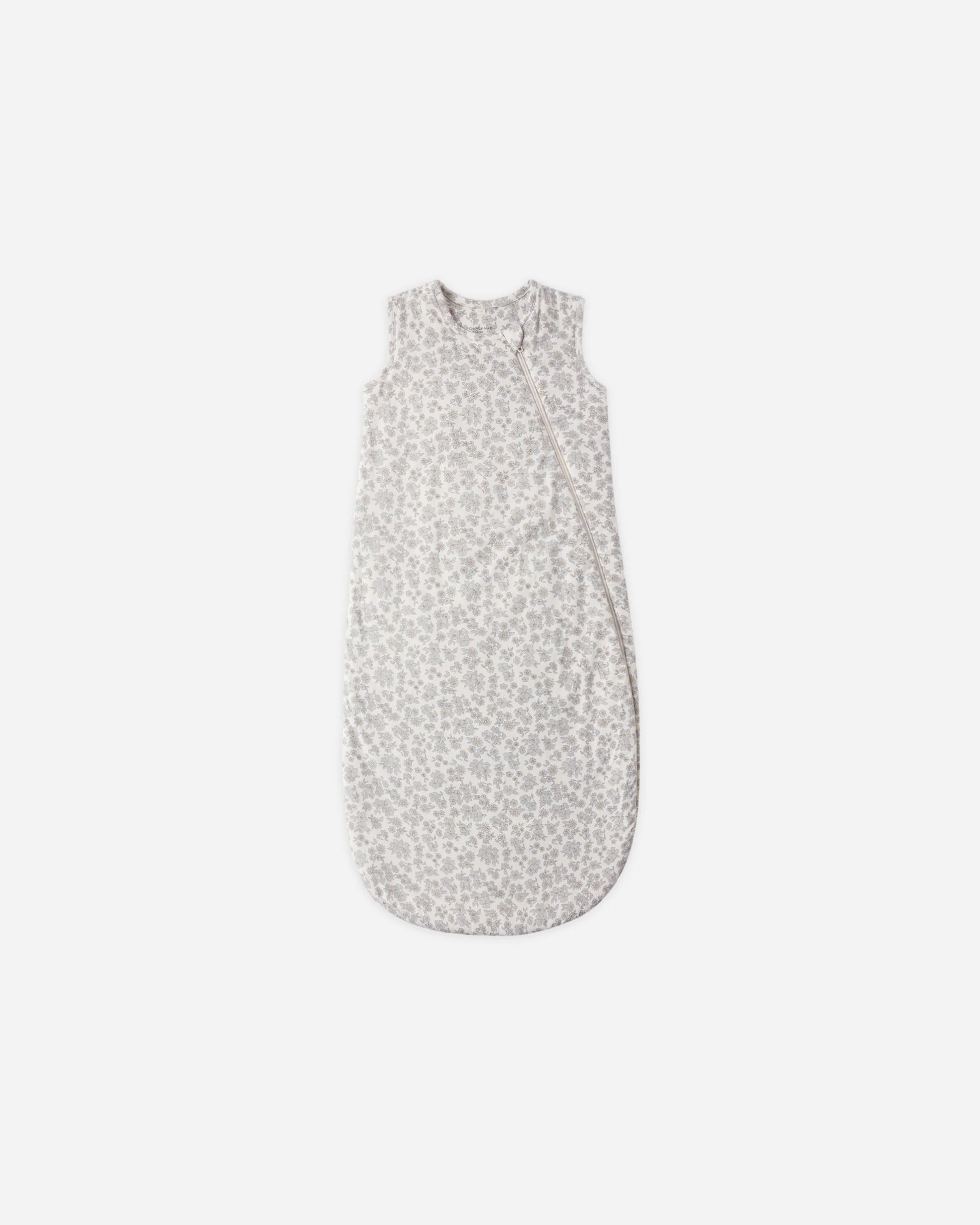 Bamboo Sleep Bag in Blue Floral - Doodlebug's Children's Boutique