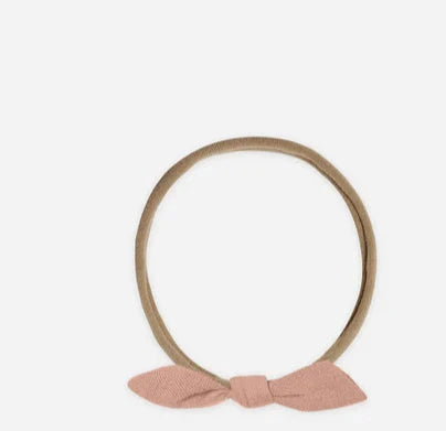 Little Knot Headband in Rose  - Doodlebug's Children's Boutique