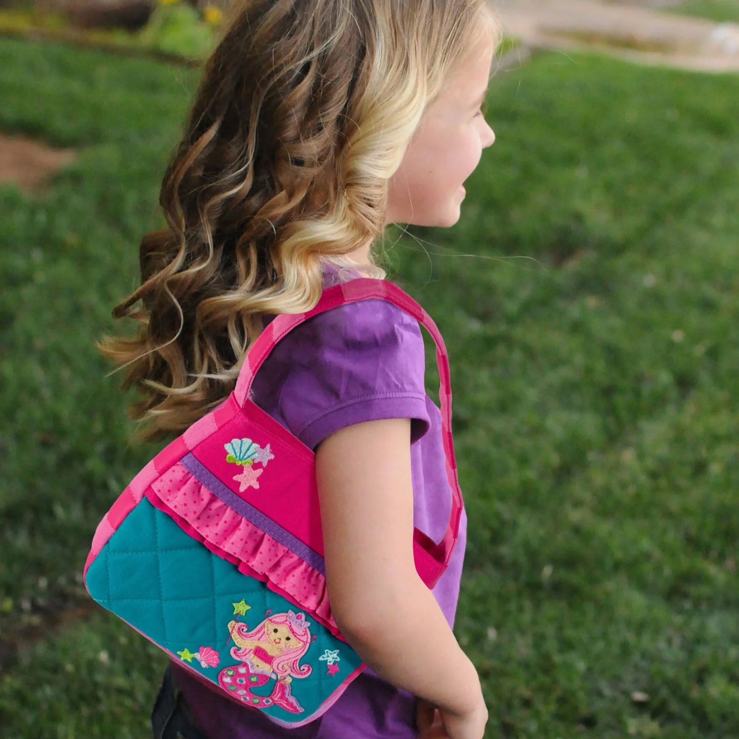 Mermaid Quilted Purse  - Doodlebug's Children's Boutique