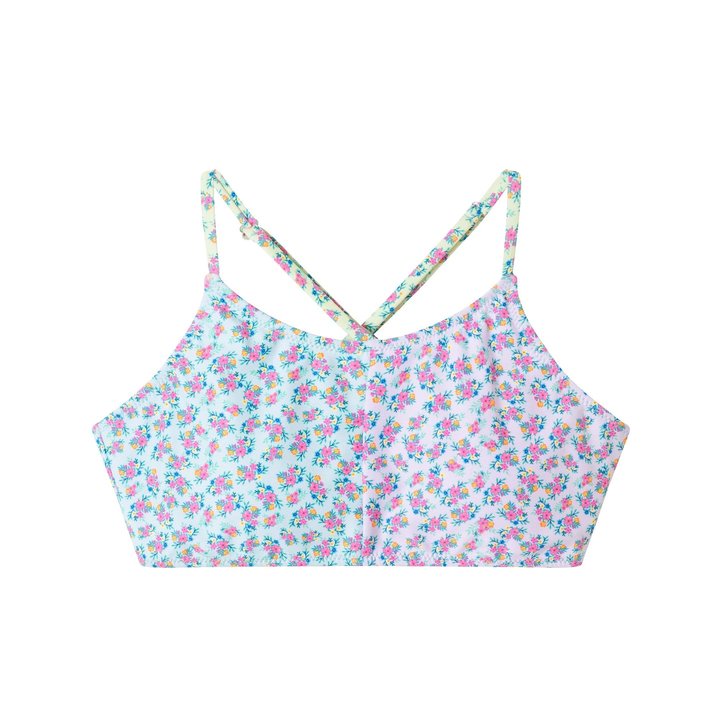 Floral Color Block Bikini - Doodlebug's Children's Boutique