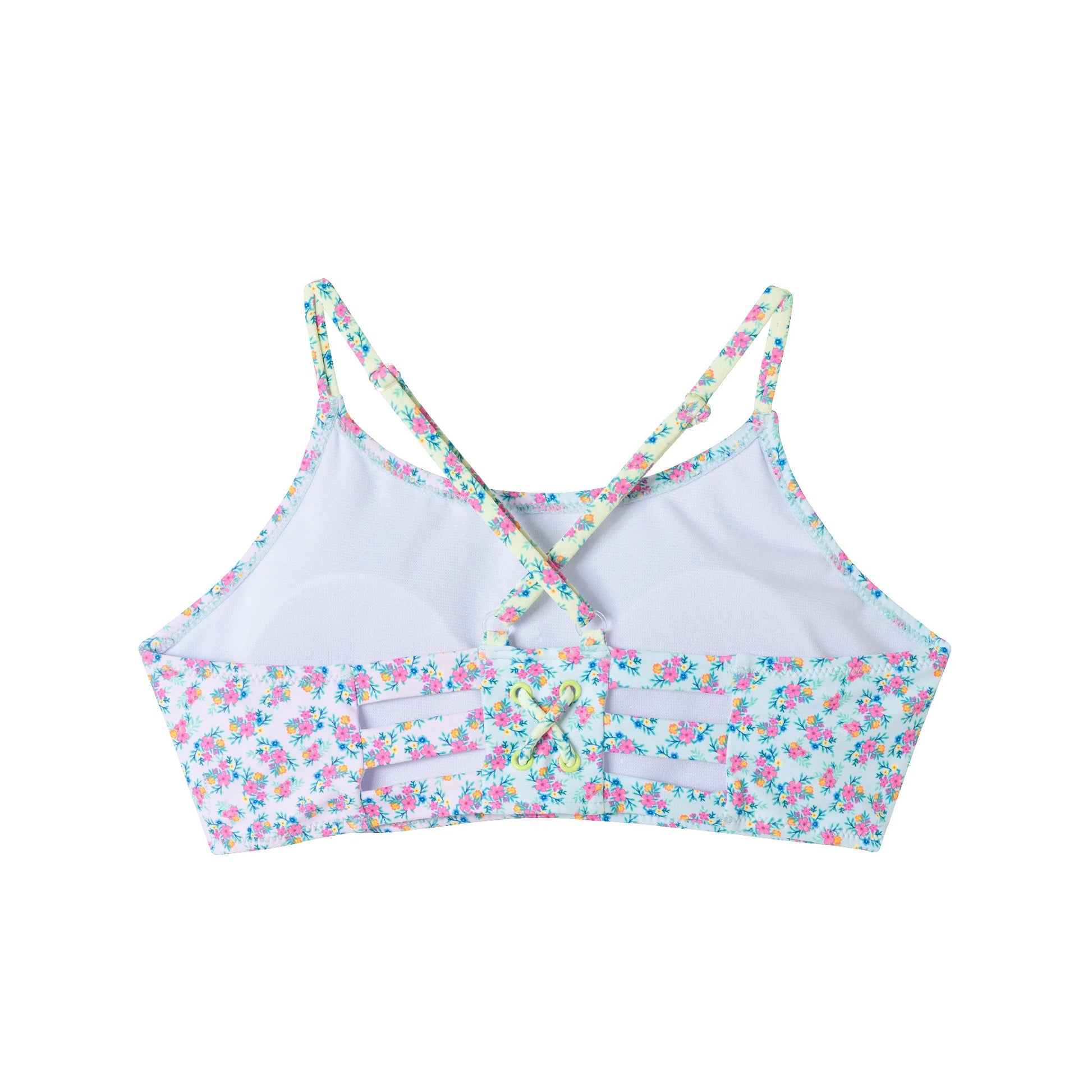 Floral Color Block Bikini - Doodlebug's Children's Boutique