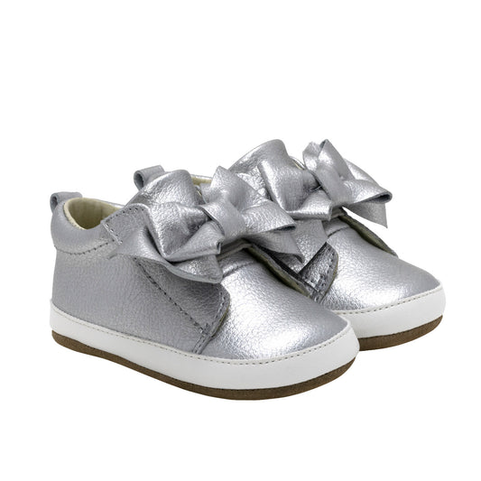 Aria First Kicks in Silver  - Doodlebug's Children's Boutique