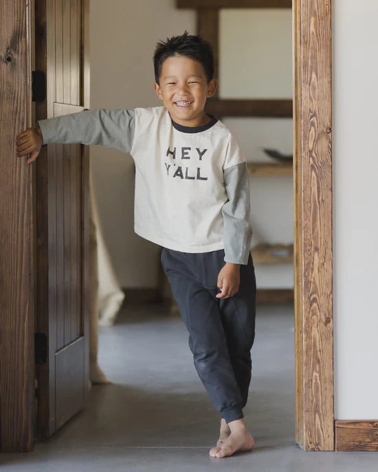 James Pant in Washed Black  - Doodlebug's Children's Boutique