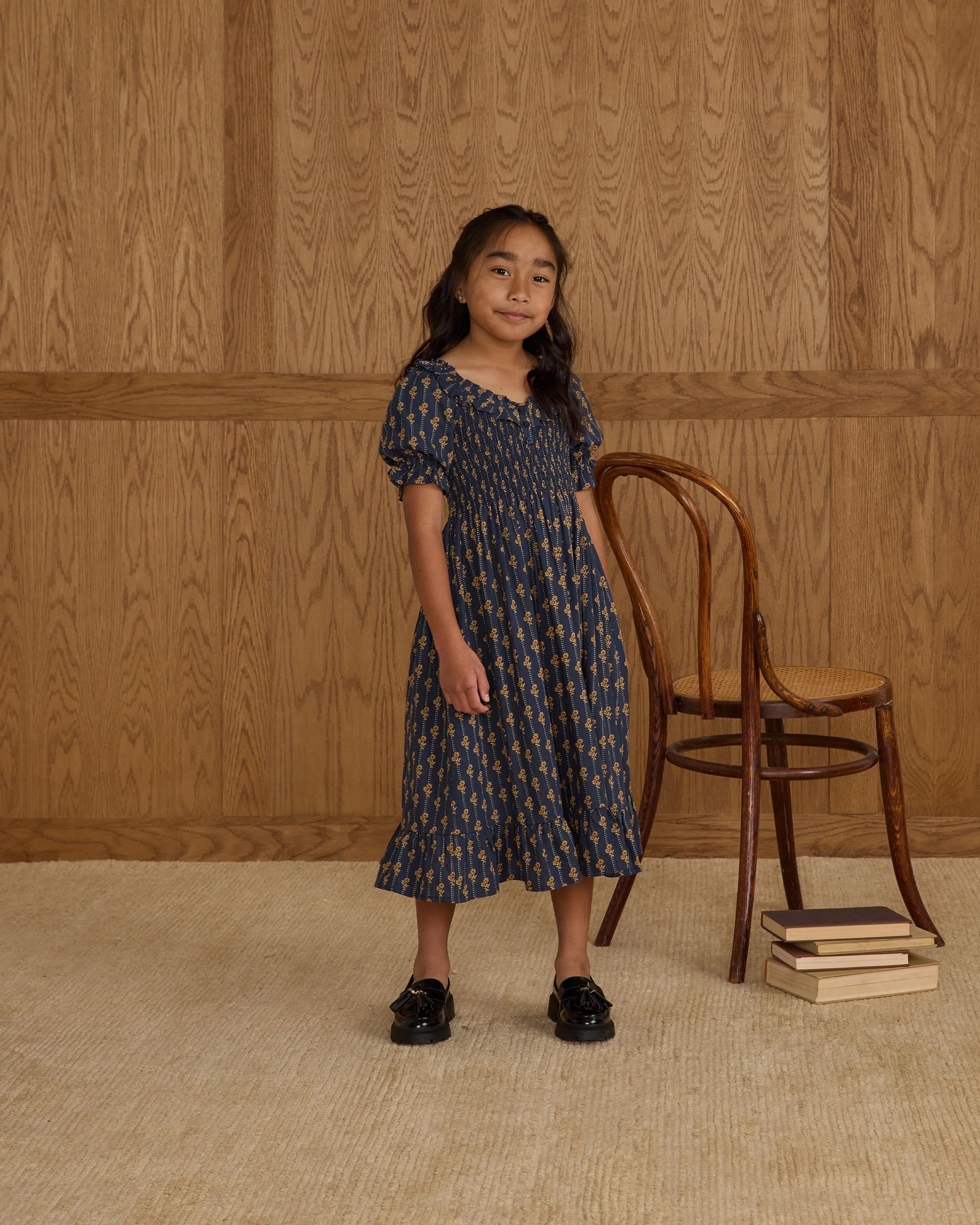 Lexi Dress in Vintage Bloom - Doodlebug's Children's Boutique