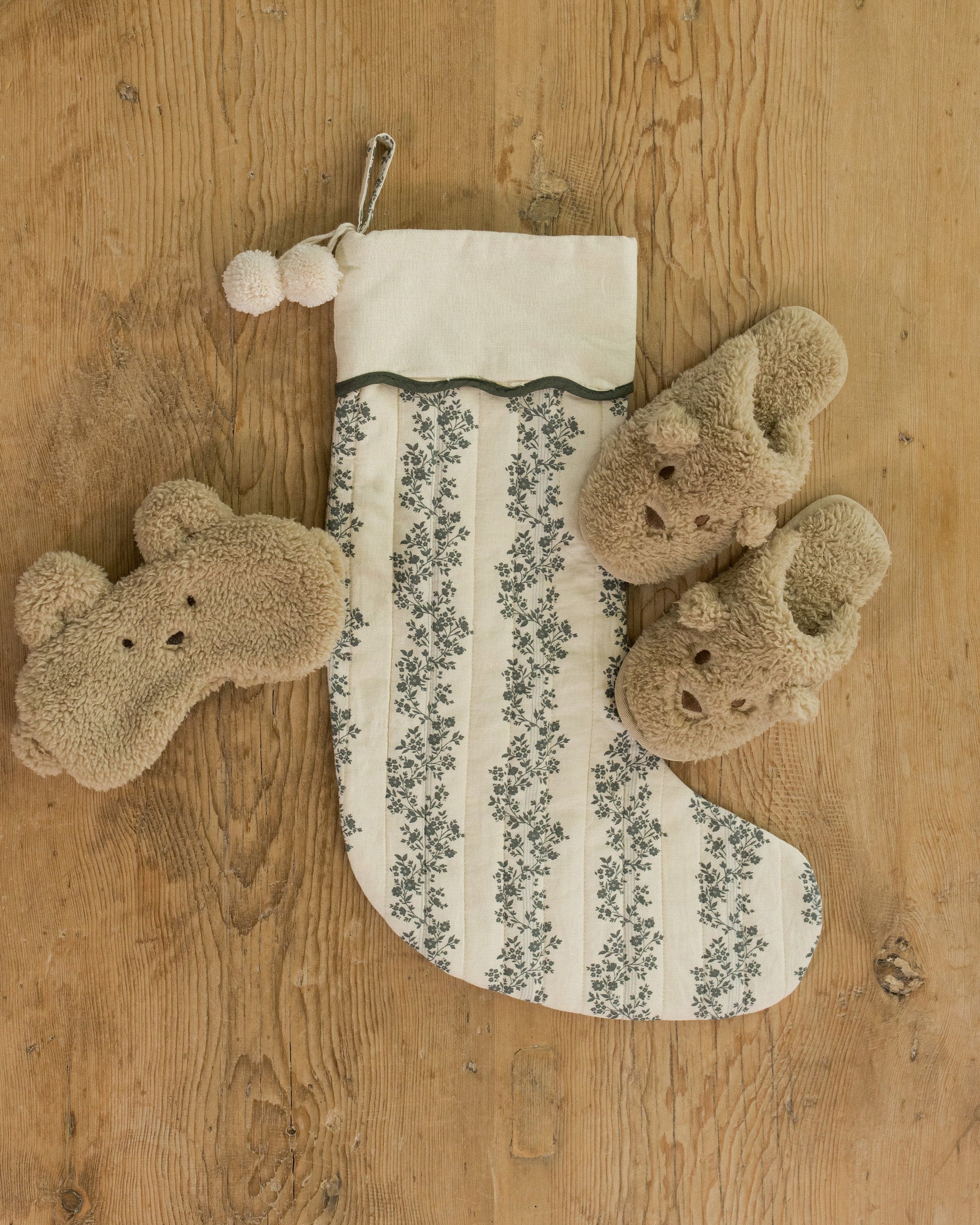 Teddy Bear Slippers - Doodlebug's Children's Boutique
