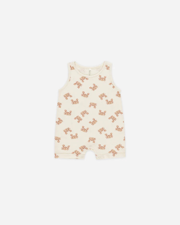 Sleeveless One-Piece in Crabs - Doodlebug's Children's Boutique