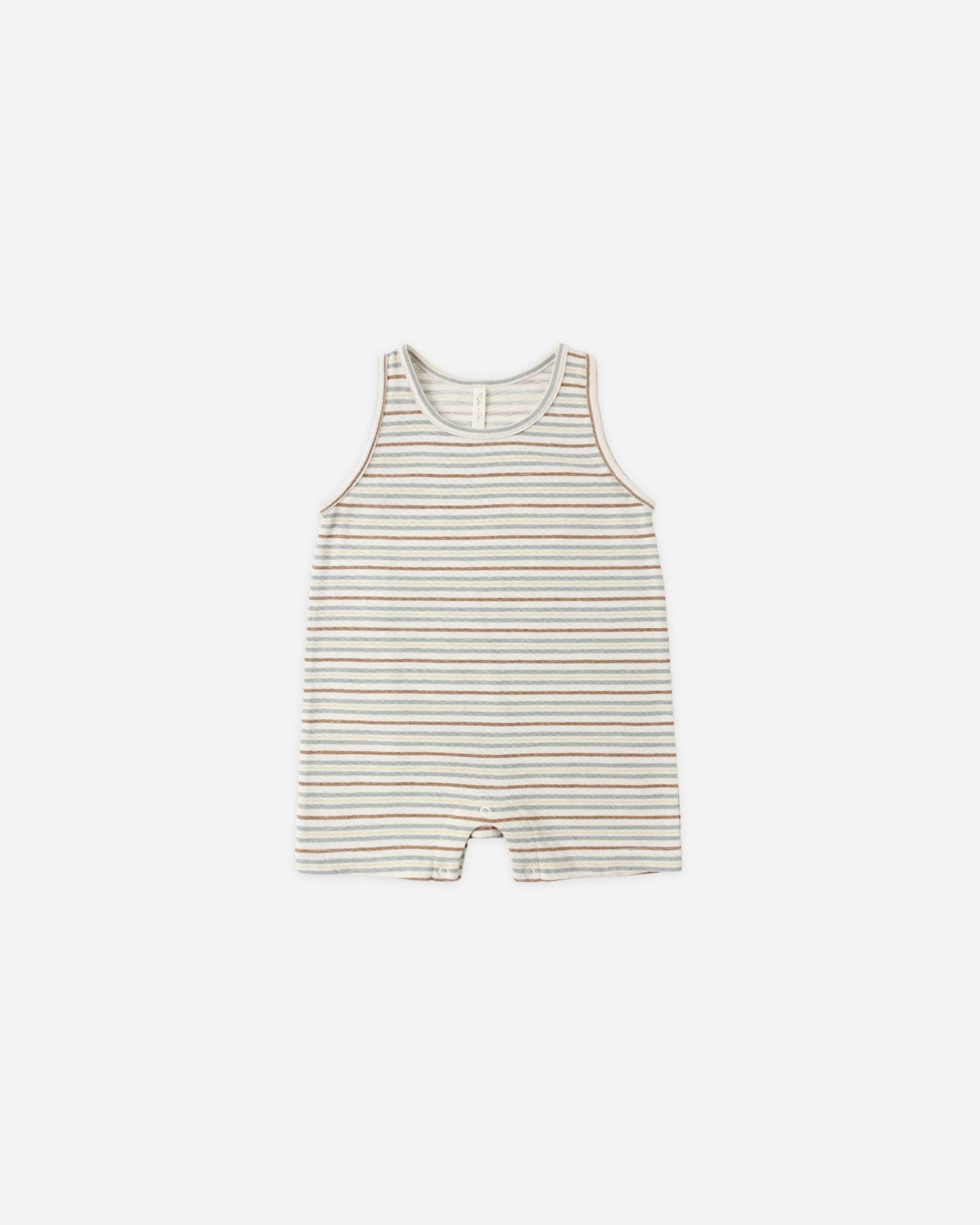 Sleeveless One-Piece in Vintage Stripe - Doodlebug's Children's Boutique