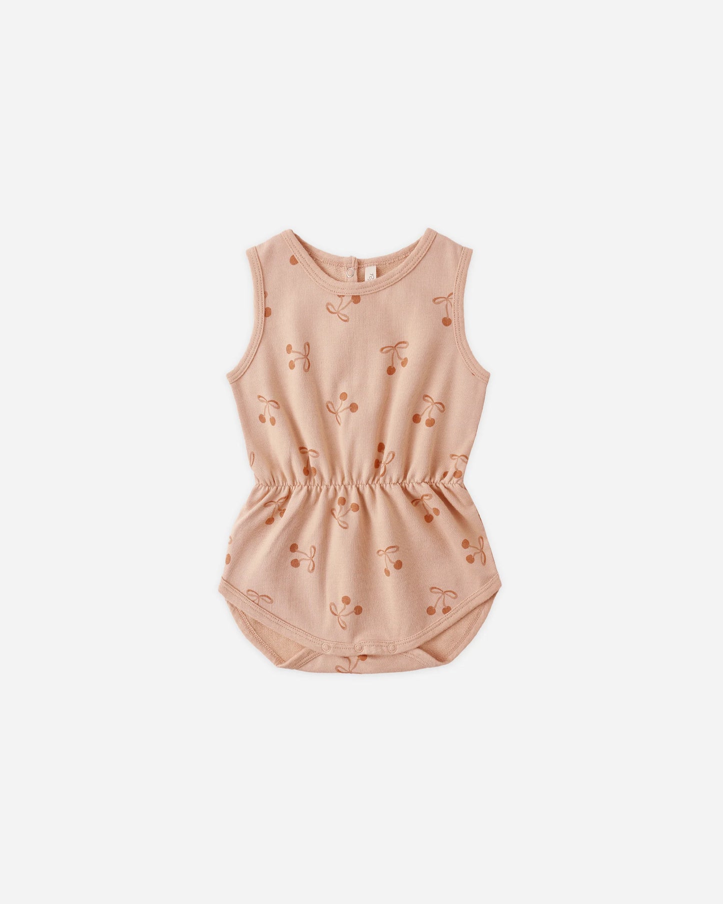 Cinch Playsuit in Cherry Bows - Doodlebug's Children's Boutique