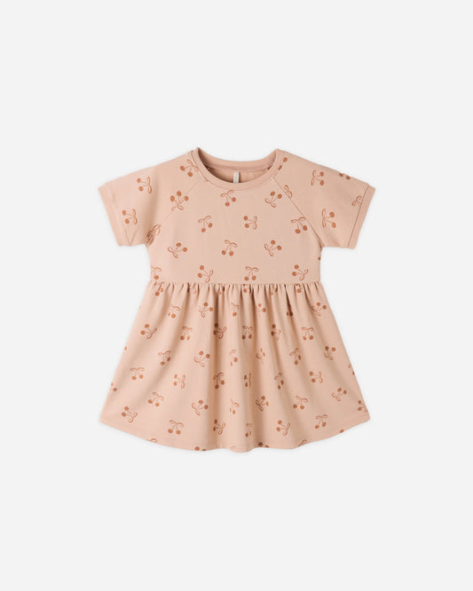 Raglan Dress in Cherry Bows - Doodlebug's Children's Boutique