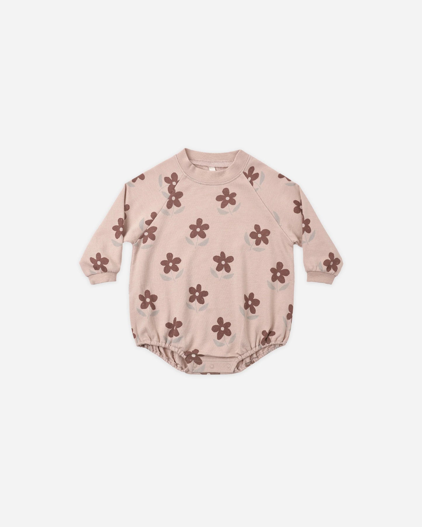 Crew Neck Romper in Daisy