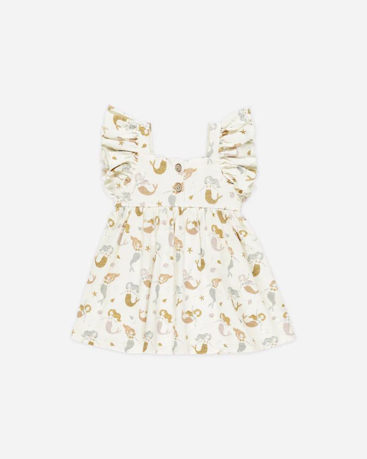 Mariposa Dress in Mermaids - Doodlebug's Children's Boutique