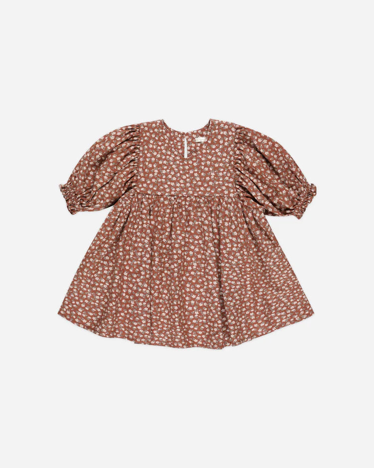 Jolene Dress in Rosette  - Doodlebug's Children's Boutique