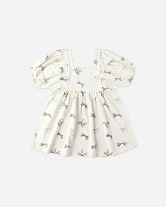 Brea Dress in Bows - Doodlebug's Children's Boutique
