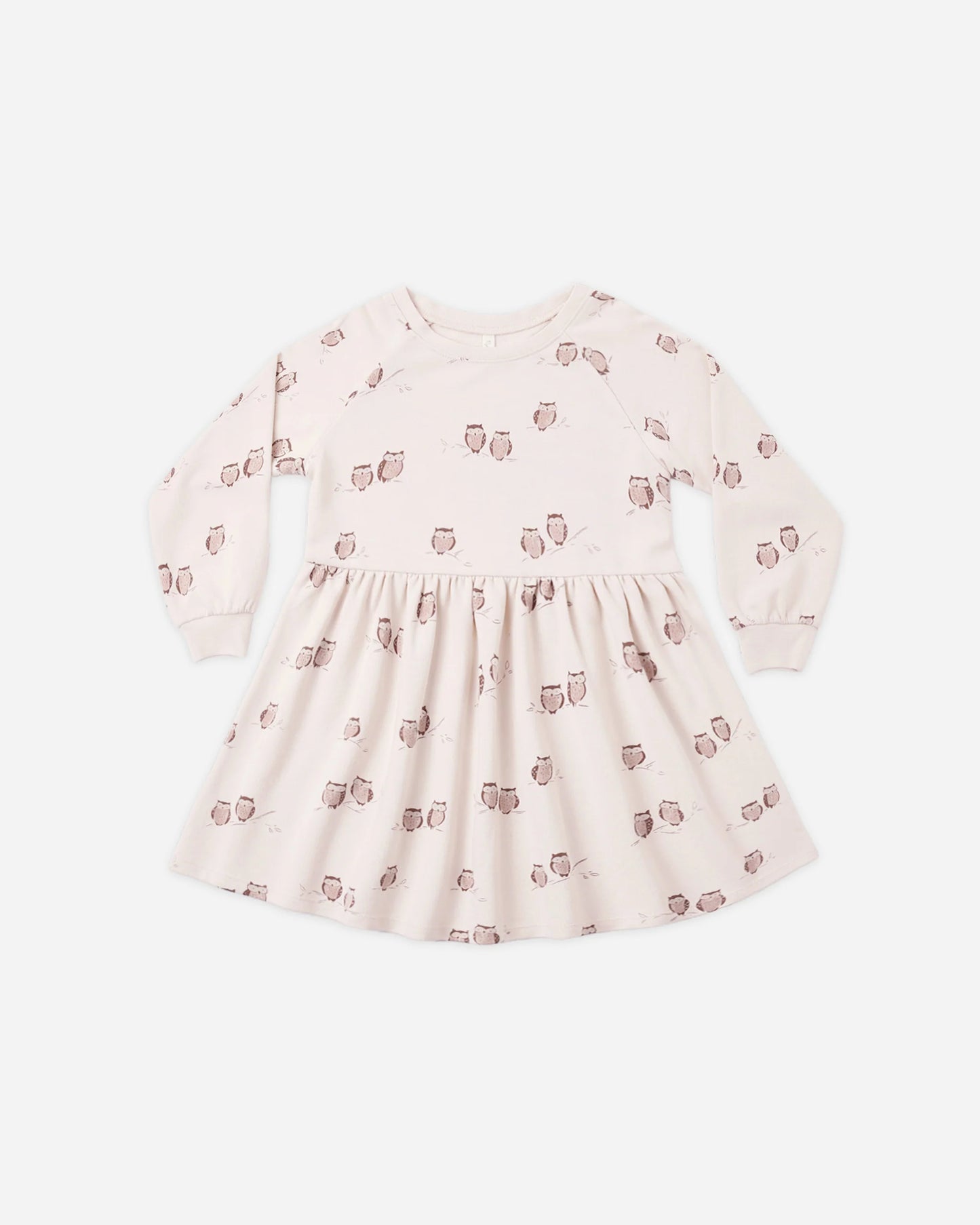 Raglan Dress in Owls