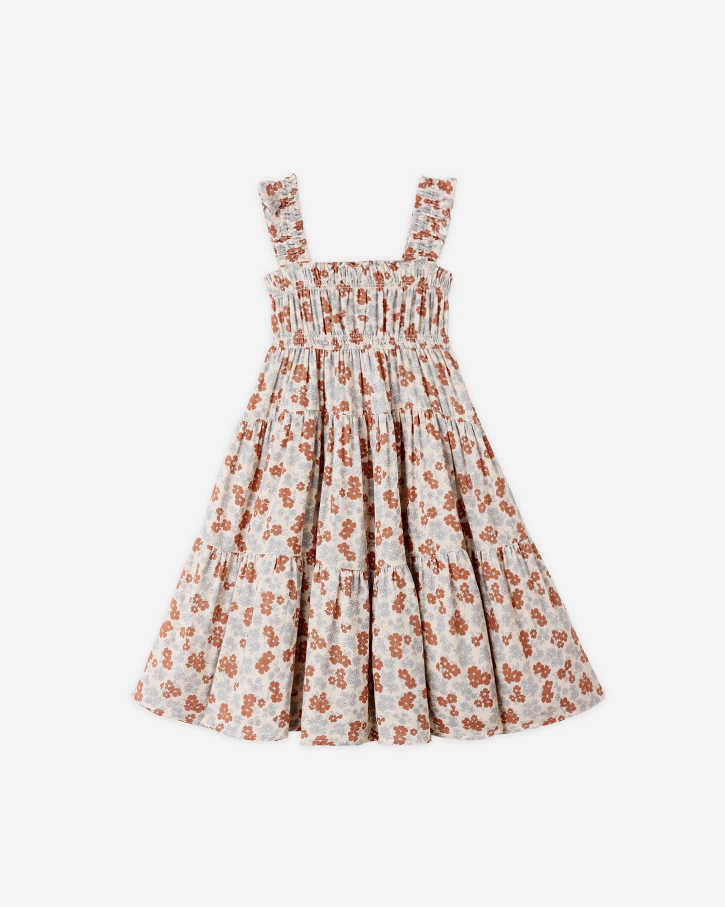 Josie Dress in Americana Floral - Doodlebug's Children's Boutique
