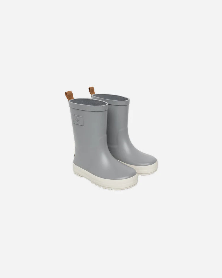 Rain Boot in Dusty Blue  - Doodlebug's Children's Boutique