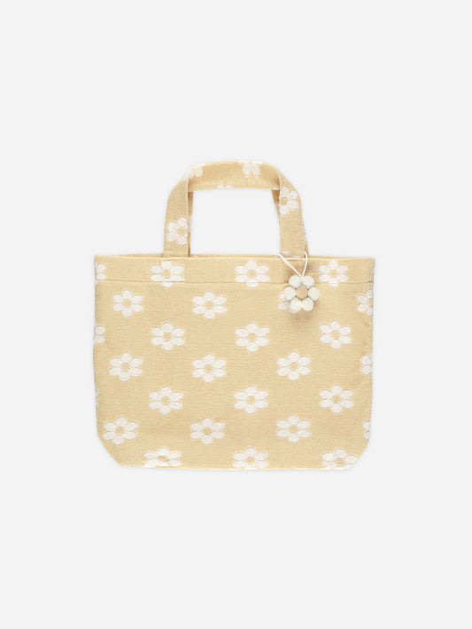 Terry Beach Bag in Daisy  - Doodlebug's Children's Boutique