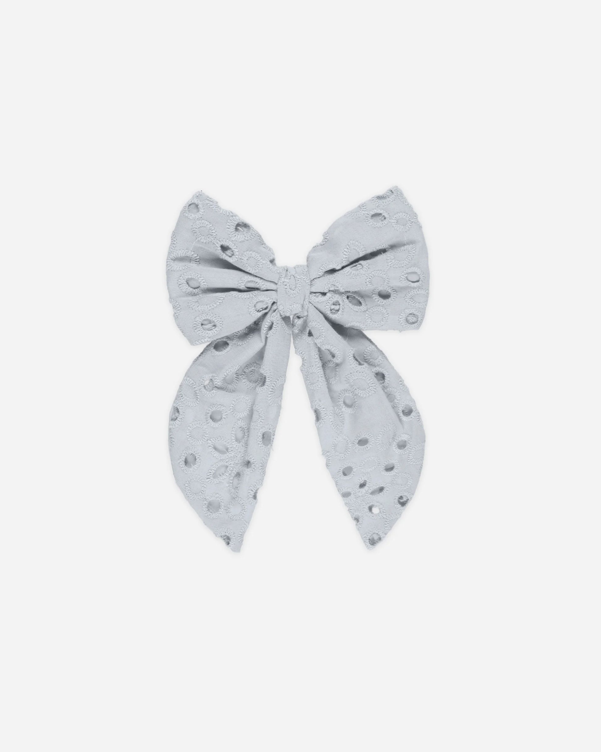 Oversized Bow in Light Blue - Doodlebug's Children's Boutique