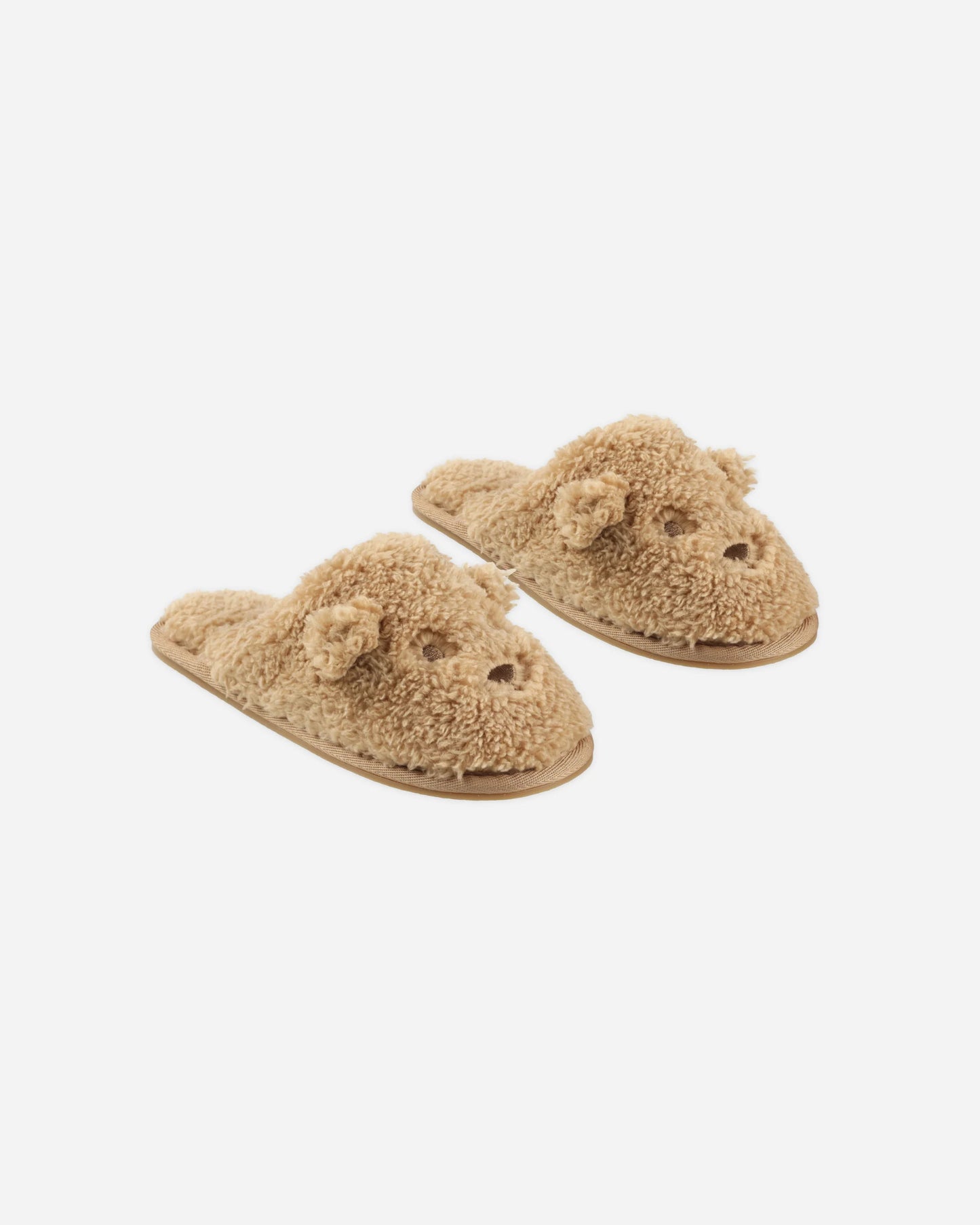 Teddy Bear Slippers S 8-9 - Doodlebug's Children's Boutique