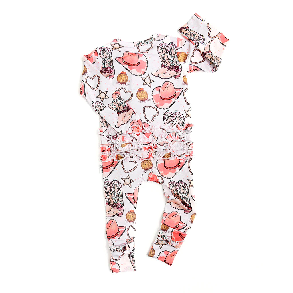 Reba Ruffle Zip  - Doodlebug's Children's Boutique