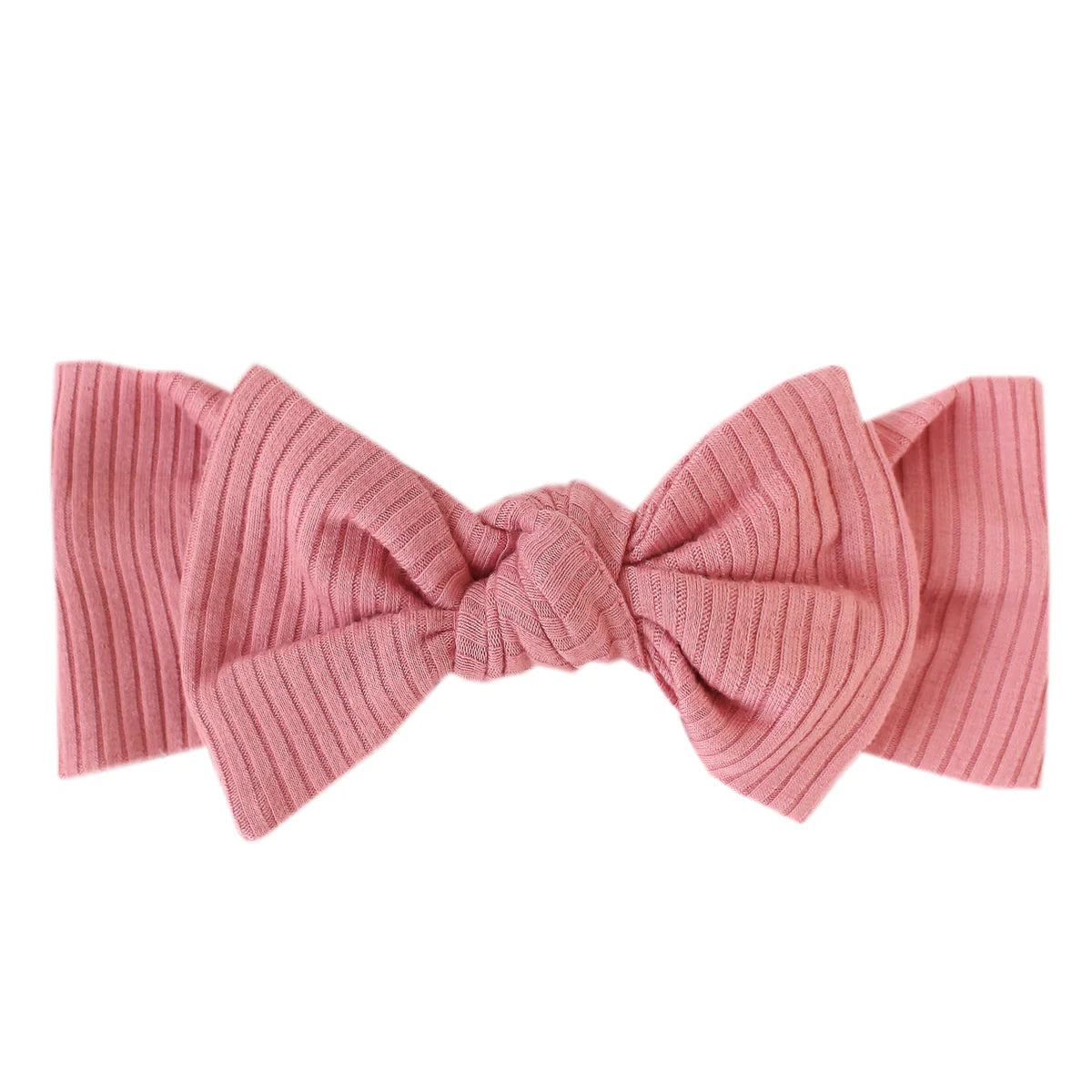 Rosewood Knit Headband Bow  - Doodlebug's Children's Boutique