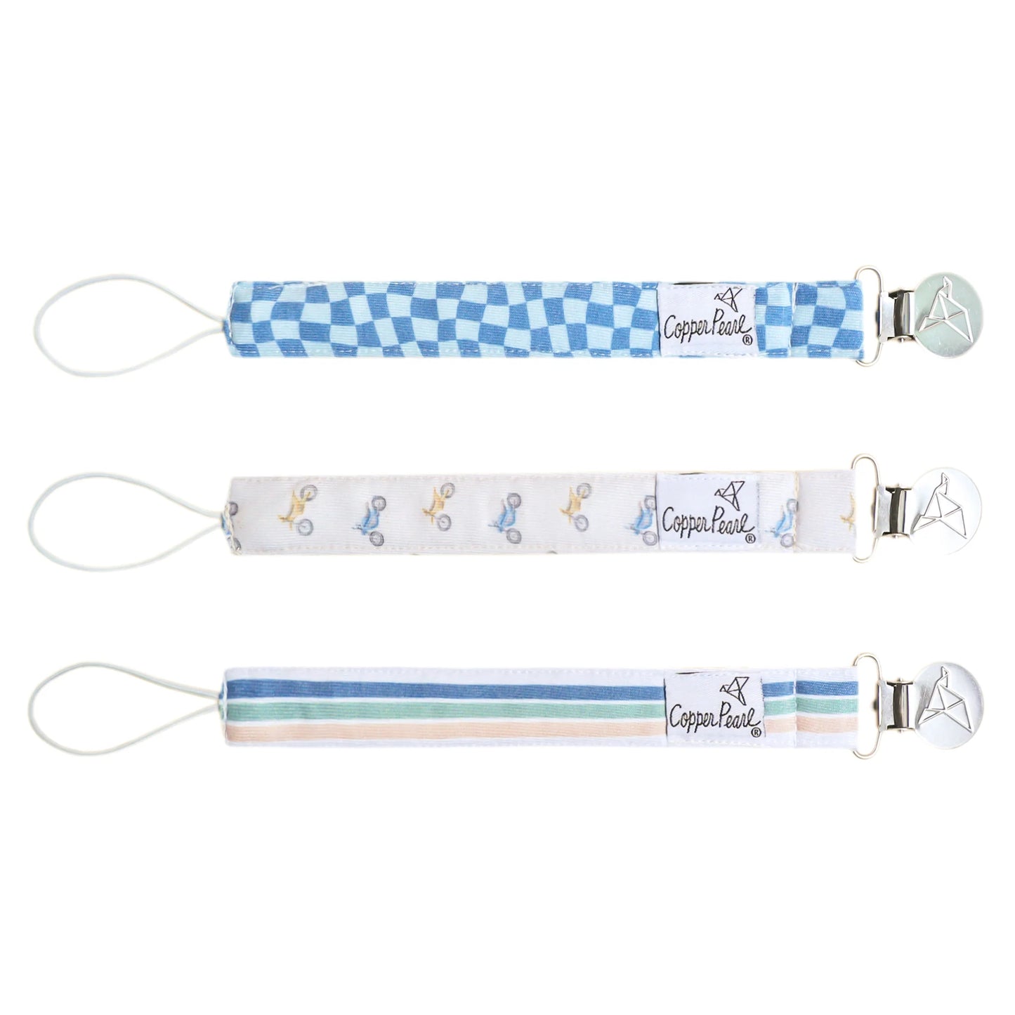 Ryder Binky Clip Set - Doodlebug's Children's Boutique