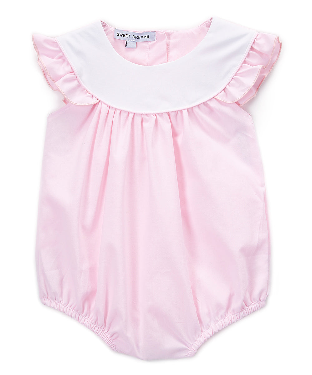 Erin Pink Bubble with White Yoke - Doodlebug's Children's Boutique