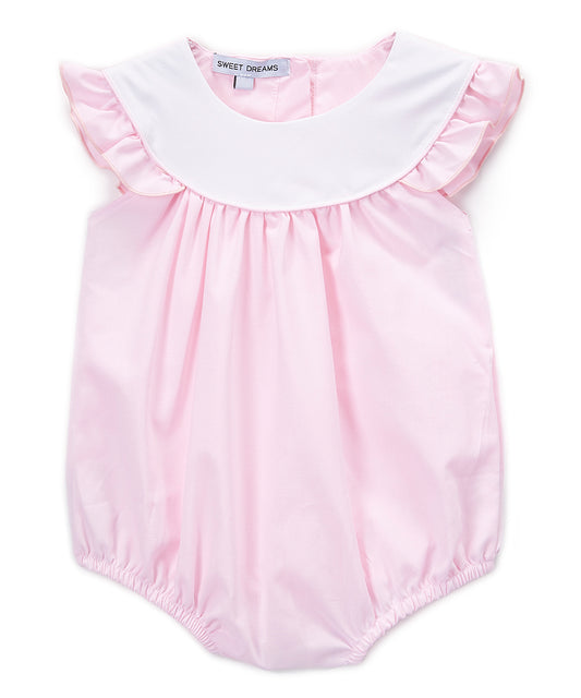 Erin Pink Bubble with White Yoke - Doodlebug's Children's Boutique