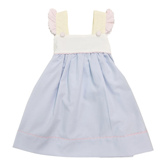 Spring Color Block Dress  - Doodlebug's Children's Boutique