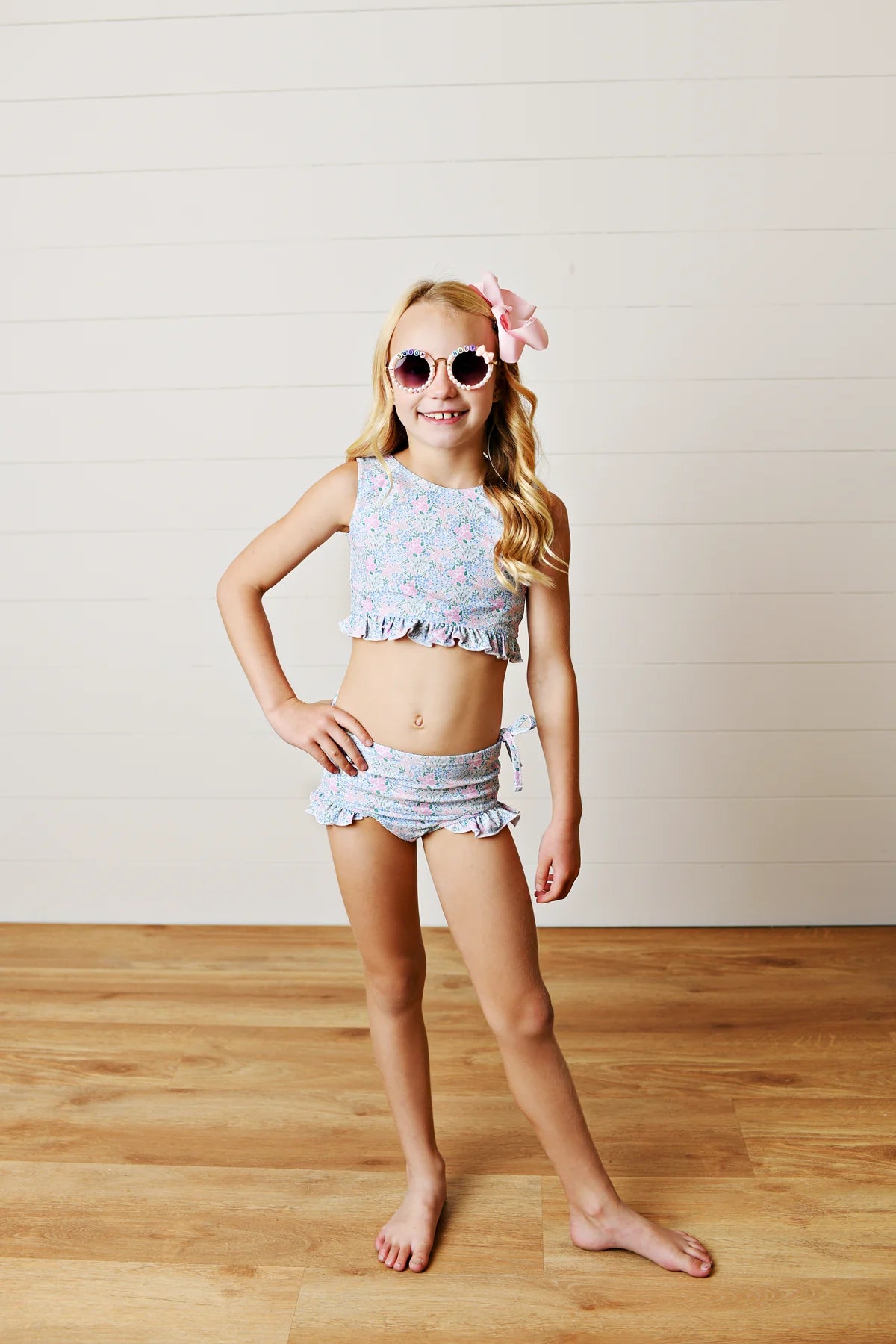 Ditsy Bloom Two Piece Swimsuit - Doodlebug's Children's Boutique