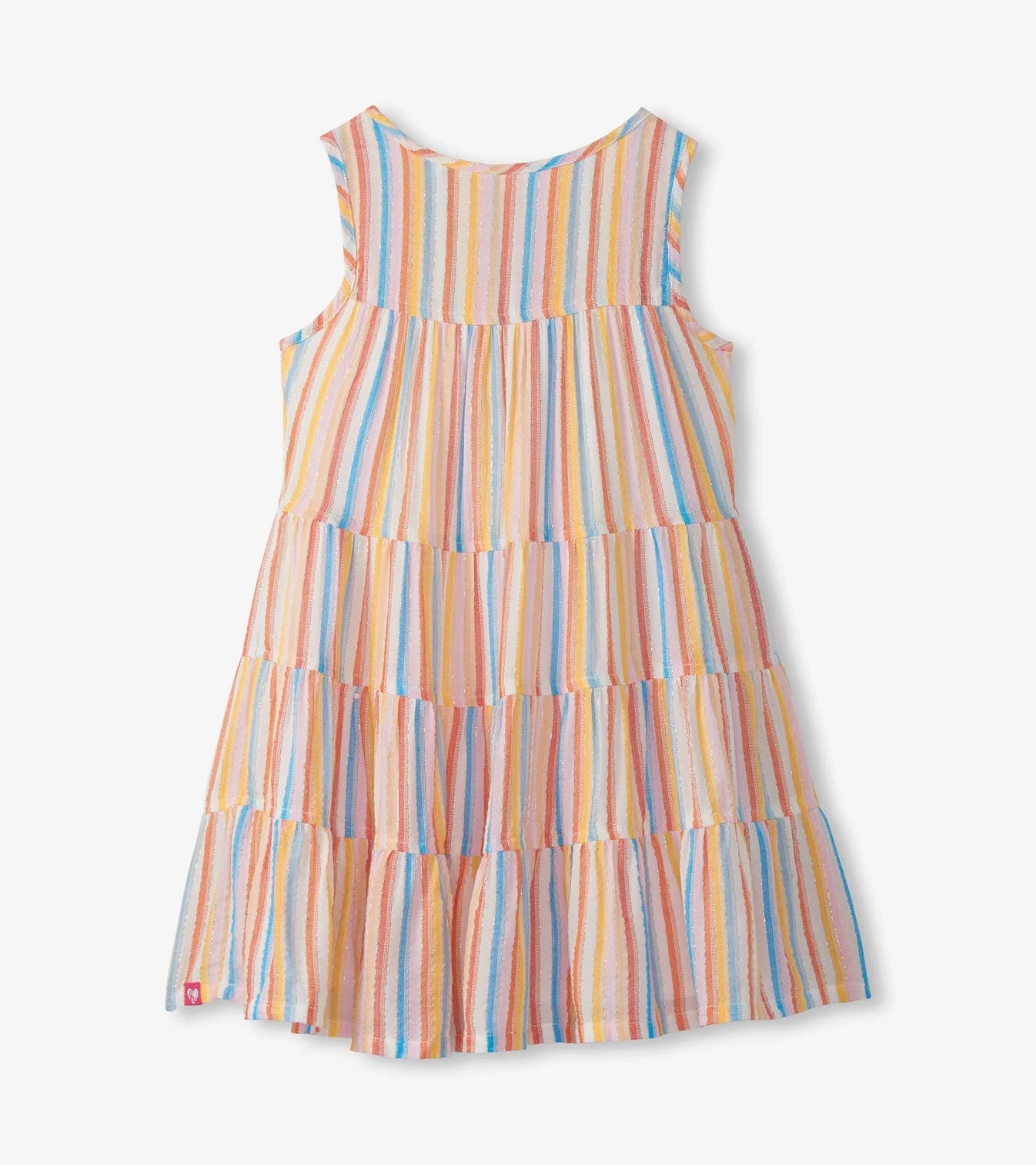 Sunny Stripes Tiered Dress - Doodlebug's Children's Boutique