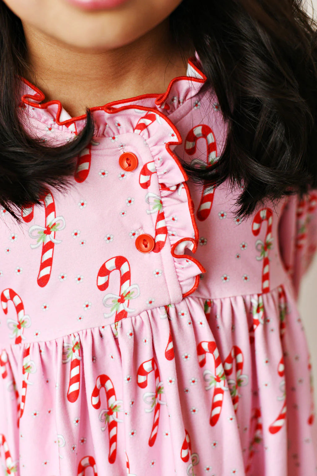 Candy Cane Butterknit Nightgown