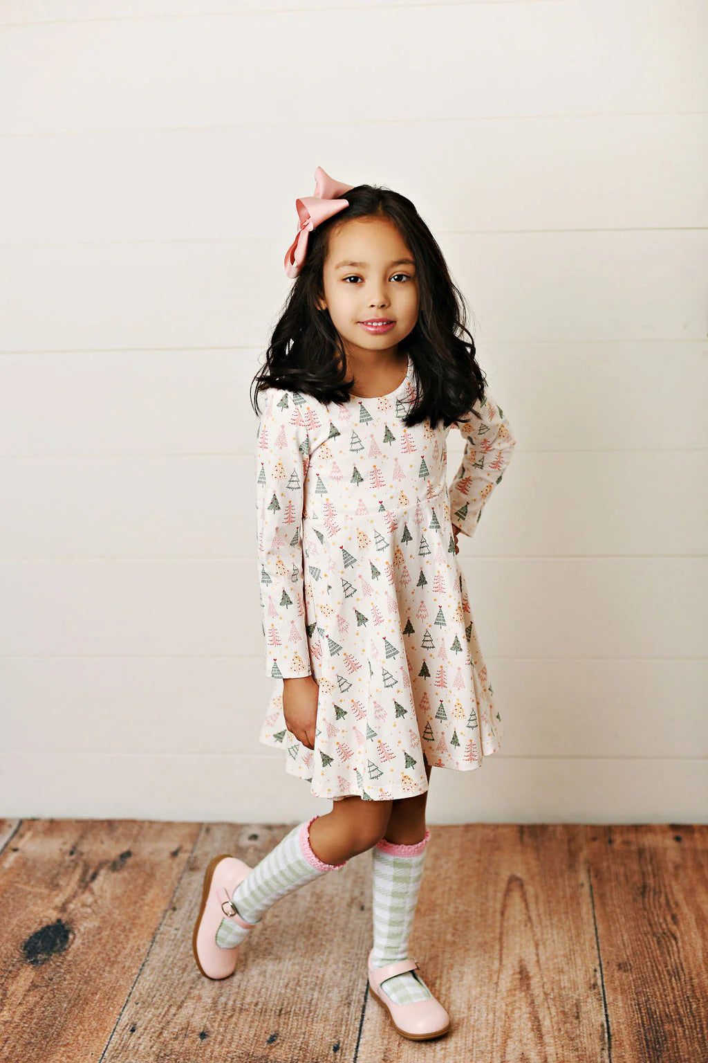 Glitter Tree Twirl Dress  - Doodlebug's Children's Boutique