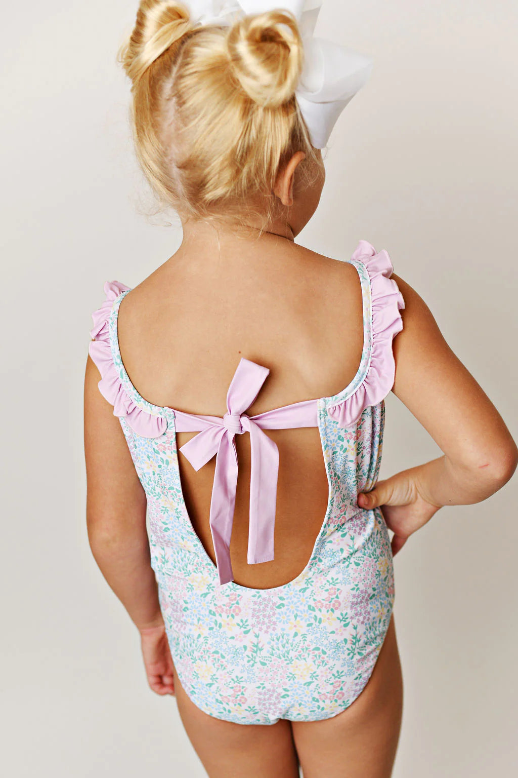 Spring Ditsy One-Piece Swimsuit  - Doodlebug's Children's Boutique