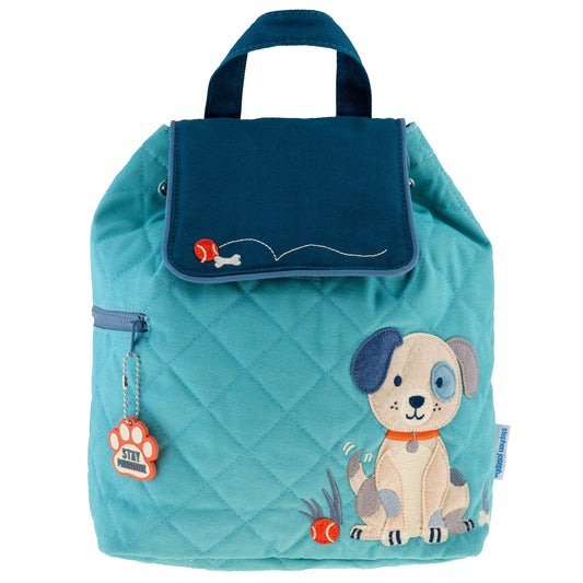 Puppy Quilted Backpack  - Doodlebug's Children's Boutique
