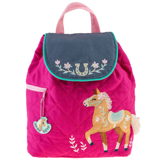 Horse Quilted Backpack  - Doodlebug's Children's Boutique