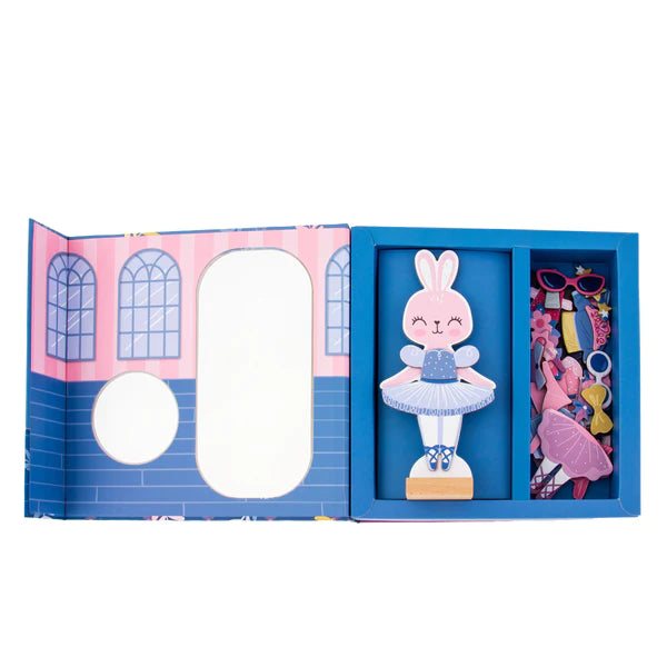 Ballet Bunny and Mouse Magnetic Dress Up Box Set  - Doodlebug's Children's Boutique