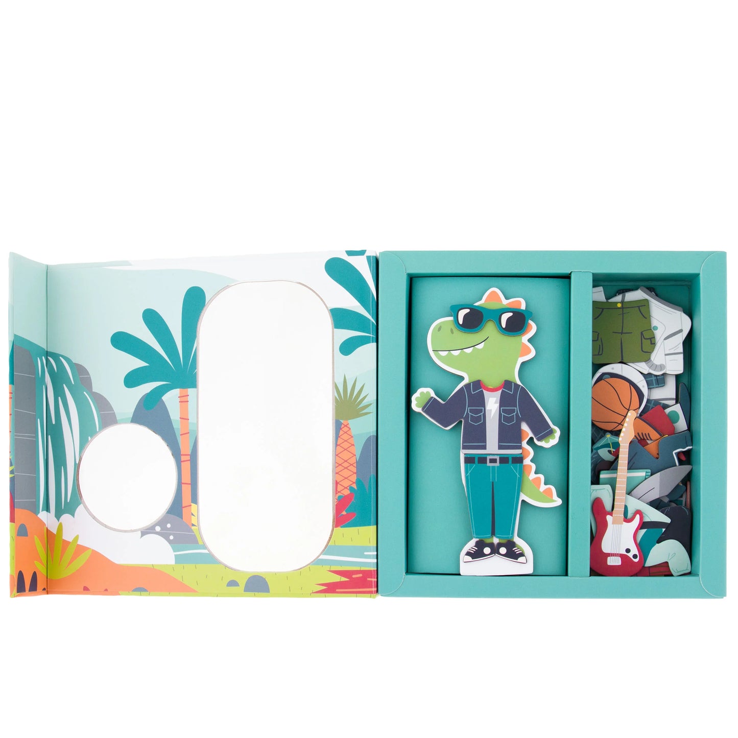 Dino & Lion Magnetic Dress Up Box Set  - Doodlebug's Children's Boutique