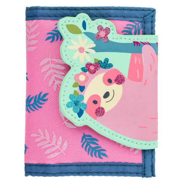 Girl Wallet Sloth - Doodlebug's Children's Boutique